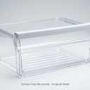 refrigerator crisper drawer replacement bin (or door shelf bin)
