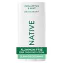 Native Deodorant Contains Naturally Derived Ingredients, 72 Hour Odor Control, Deodorant for Women and Men, Aluminum Free, Eucalyptus & Mint 2.65oz