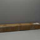 1 Pack 35"x3"x3" Horizontal Aluminum Deck Railing Post, Level Middle Post, Black Textured Powder-Coat Finish Horizontal Rail System for Outdoor Decks, Porches & Balconies