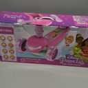 Jetson Character Kids Kick Scooter, LED Lights on Stem & Light-Up Wheels, Lightweight Frame, Height-Adjustable Handlebar, Lean-to-Steer System, Easy-Fold Mechanism (Princess Pink)