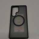 TORRAS Magnetic Shockproof for Samsung Galaxy S25 Ultra Case, Fit for MagSafe, 4X Military Grade Protection, Translucent Slim Case for Samsung S25 Ultra Case Anti-Fingerprint Anti-Scratch, Black