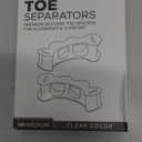 Toe Spacers for Foot Alignment Bunion Corrector & Toe Separator for Pain Relief, Natural Toe Splay & Posture Support Medical Grade Silicone (Medium)