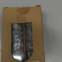 2 Pack Christmas Tree Candles, 5 Inch Unscented Tree Shaped Taper Beeswax Candles for Christmas Holiday Decor Table Centerpiece Display Party Banquet Gift (Green with Silver Trim)