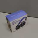 AILIHEN C8 Kids Headphones Wired, On-Ear Headphones with Microphone and Volume Control Foldable Corded Stereo 3.5mm Headset for School Teens Smartphones Chromebook Laptop Tablets Travel (Black Blue) (Medium)