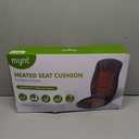 Heated Seat Cover with Expanded Heating Area, Heated Seat Cushion for Full Back and Seat, Seat Warmer with 3 Levels Temperature Control for Home Office and More, Warm Gift for Winter