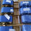 4Pack 4 inch Ratchet Straps Flatbed 4x30 Truck Strap with Flat Hook for Flatbed Trailer Winch Strap Heavy Duty 4 inch Ratchet Straps Flatbed Blue