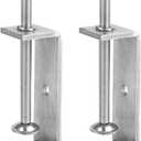 2 Pack 304 Stainless Steel C Clamp 4 Inch C Clamps for Woodworking and Welding MountingSuitable for Home and Professional Use