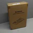 BAMEOS Expandable Silverware Drawer Organizer with Removable Knife Blocks, Bamboo Kitchen Utensil Holder from 21" to 36", Large Cutlery Tray with Divider for Forks, Spoons, Knives