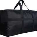 Extra Large Storage Duffle Bag for Travel, Big Foldable XL Duffle Bag for Traveling - Black