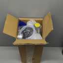 DIQDI 3L Brake Bleeder Kit – Pressure Brake Fluid Bleeding Tool with 1L Catch Bottle & 4 Master Cylinder Adapters, Leak-Resistant One-Man Brake Bleeder for Car, SUV and Clutch Systems