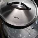 Titanium Cookware set | Hammered Titanium pans for cooking with Lids, 12in 14Pc Set