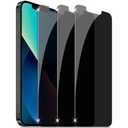 YMHML 3 Pack for iPhone 16e / 14/13 / 13 Pro Privacy Screen Protector, Anti Spy Privacy Screen for iPhone 14/13/13 Pro/16e Accessories, Private Case Friendly Film