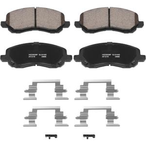 D866 Front Semi-Metallic Disc Brake Pad Set Fit For Jeep Compass/Patriot 2007-2008,For Dodge Caliber 2008-2009 R/T, For Chrysler Sebring 2001-2003, For Mitsubishi Eclipse/Galant 2001-2012