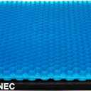 Gel Seat Cushion for Long Sitting - 18.5" x 17" x 1.4" (LargeSoft) Gel Cushion for People Over 100 lbs, Pressure Relief Cushions for Office Chair, Egg Cushions for Wheelchair, Seat Pad for Car