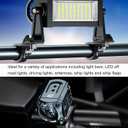 BRCOVAN Light Bar Mounts 2PCS, Aluminum Alloy Off-Road LED Light Mounting Bracket, Fit for Round Rails 0.75" / 0.875'' / 1" / 1.125'' /1.26" / 1.375'' in Diameter, for Motorcycle ATV UTV Boat Truck