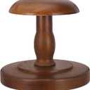 Wood Hat Display Stand, Vintage Hat Holder Freestanding Table Hat Rack Antique Hat Holder Hat Support Rack Mushroom Hat Display for Wig, Cap, Hat