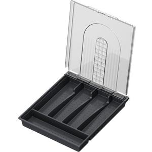 Practical Cutlery Storage Box With Lid Kitchen Cutlery Organization Container Convenient For Storage Carrying (Multicolor)