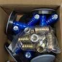 Furniture Leveler PTFE(Teflon) Bottom(50mm Large Base),Thread Shank(3/8-16) Adjust Pads,Table/Chair/Cabinet/Sofa Medium Adjustable Legs Leveling,Nuts Installation and Floor Protection(8 Pack)