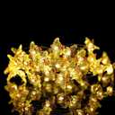 Cute Bee Decorative String Lights,14ft 40 LED 8 Modes USB Operated Ocean Theme Fairy Lights for Bedrooms Party Wedding Garden Christmas Decoartion (4m/40led, Honeybee)