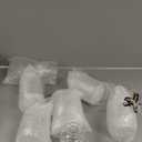 Serene Spaces Living (6 Pack) Bud Vases for Apothecary Jars, Decorative Glass Bottles, Wedding Reception Centerpieces, Mini Flower Vases, Small Medicine Bottles for Home Decor