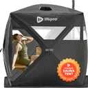 Lifepro ZenZone Outdoor Sauna Tent  Portable Wood Burning with Stove  4 Person Steam & Dry Sauna for Camping, Backyard, Home Gym  Heavy Duty Oxford Cloth & Carbon Steel Stove