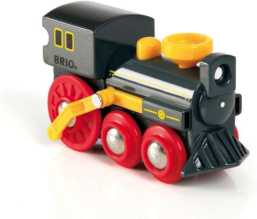 BRIO Old Steam Engine - Authentic Piston Action Toy | Ideal for Imaginative Play | Fully Compatible Wooden Railway Sets | Perfect for Ages 3+