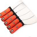 5Pcs Metal Putty Knife Set Spackle Knife Tool Knives Spackling Knife No Rusting For Repairing Drywall Removing Wallpaper Mud Applying Putty Plaster Cement Adhesive