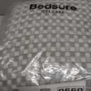 Bedsure Cooling Cotton Waffle Queen Size Blanket - Lightweight Breathable Blanket of Rayon Derived from Bamboo for Hot Sleepers, Luxury Throws for Bed, Couch and Sofa, Grey, 90x90 Inches