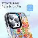 for iPhone 14 Plus Case, Tropical Citrus&Cocktails Y2K, Military-Grade Drop Protection, Carnival Soft Slim TPU Protective Cover with Camera Protection for Women & Girls (Fancy)