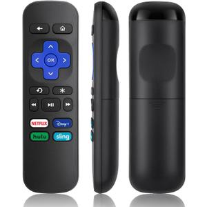 Remote Control Replacement for Roku Box, Premiere, Express, Player, for R0KU 1 2 3 4 (NOT for RokuStick or RokuTV)
