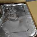 Alpha Living 6 Pack - Disposable Chafing Dish Buffet Set, Half Size Pans, Welded Body Food Warmers for Parties, Fuel Cans Complete Set, Warming Trays