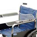 The Aftermarket Group Wheelchair Half Lap Tray, Clear Acrylic, Flip-Up Hardware, Left, TAG010037