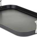 Viking Non Stick Double Burner Griddle, Hard Anodized Nonstick Kitchen Cookware Grill Pan with Handles, Oven Safe, Works on Electronic, Ceramic, and Gas Stove Tops, 19 x 11 Inch