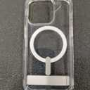 ZAGG Crystal Palace Snap iPhone 15 Pro Clear Phone Case w/Built-in Kickstand - Drop Protection (13ft/4m), Durable Graphene, Anti-Yellowing, and Scratch-Resistant MagSafe Phone Case