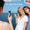W & O Vlogging Camera with 180 Rotating Lens, Pocket Camera with Audio & Video Recording,7-Hour Battery, Handheld POV Cameras with 32GB, Easy One-Button Recording for Travel,Daily Life (Dark Gray)