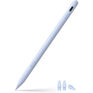 Stylus Pen for ipad 2018-2026, USB-C Fast Charging Pencil, Pixel-Perfect Tilt Sensitivity for iPad 11/10/9/8/7/6/A16, iPad mini 7/6/5, iPad Air M4/3/2 11"/13"/5/4/3, iPad Pro M5/4 13"/12.9/11 Blue
