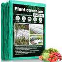 Berlune Plant Covers Freeze Protection Frost Blankets Plant Covers for Winter Protection Frost Cloth Floating Row Cover for Outdoor Garden Raised Bed Frost Snow Protection (Green, 10 ft x 100 ft)