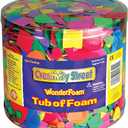 Wonderfoam Shape Decorative Foam Shape, Colors and Size Varies, 0.5 lb Tub, Pack of 3000