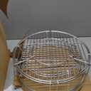 5 Piece Expander Rack for Big Green Egg Medium Replacement Kit Grill Racks for Eggspander Conveggtor Basket 304 Stainless Steel with Removable Cooking System BGE Accessories