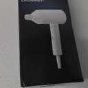 Hair Dryer, 1600W Small Foldable Hair Blow Dryer, Fast Drying Travel Hair Dryer, White