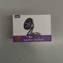 LOXP Upgrade Tesla Phone Mount [Strong Magnetic & Foldable] Aluminum Car Mount for Tesla Model 3/Y/Juniper, 360 Rotating Tesla Phone Holder Fits for iPhone 17 16 15 Pro Max, Tesla Accessories (Metallic Black)