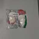 5 Pack Rustic Metal Double-Sided Christmas Tree Ornaments Tin Santa Snowman Decorations Hanging Pendants Ornaments Christmas Hanging Ornament Xmas Holiday Decor