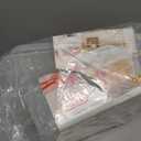 Sterilite 1427CLR Stack & Carry - 2 Layer Box, Clear Lid & Blue Handle, See-through layers