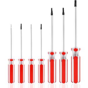 Triangle Screwdrivers Set 7 Sizes 1.4mm 1.8mm 2.0mm 2.3mm 2.7mm 3.0mm 4.2mm, Magnetic Triangle Screwdriver Bits Screw Triangle Head for Toys and Battery Change