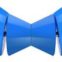 3" Boat Trailer Roller Bow Stop with 1/2" Shaft Bow Stop for Boat Trailers Blue Bow Roller