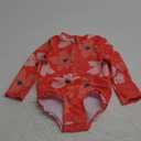 Simple Joys by Carter's Girls' Long Sleeve Zipper One Piece Swimsuit (18M, Pink Floral)