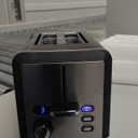 Toaster 2 Slice, Wide Slot Stainless Steel Toaster with 6 Browning Levels, Reheat & Defrost, for Bagel, Toast, Bread, Kitchen Essentials, Removable Crumb Tray (sliver)