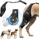 CHAMIN/RISURRY Adjustable Dog Knee Brace with Extra Collar, Support for Torn Acl Hind Leg, Tear Ligament, Osteoarthritis,Rear Leg Limp, Recovery After Surgery,et(Right Leg,L) (Large)