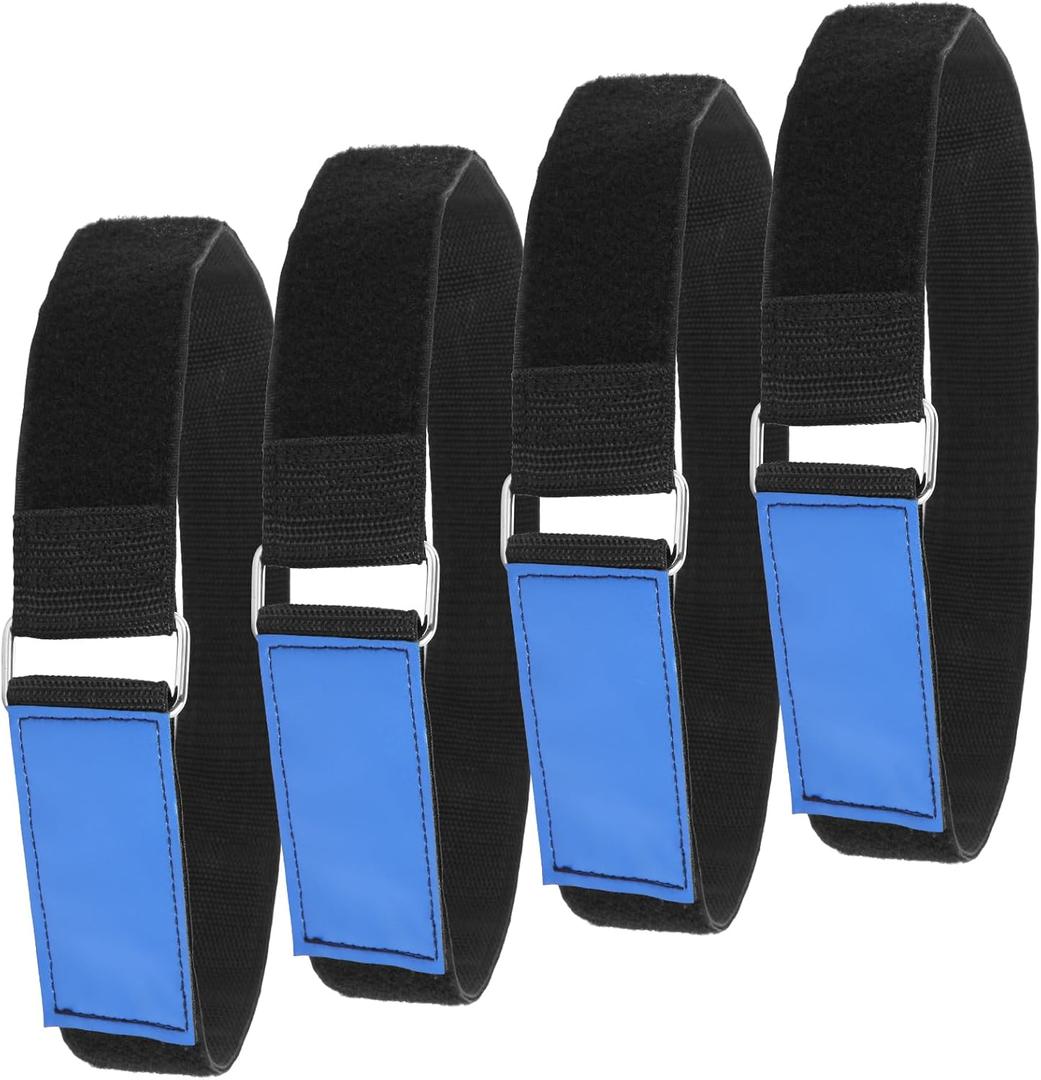 Ladder Rack Tie Down Straps Reusable Straps Adjustable with Nylon Hook and Loop Multipurpose Securing Straps for Ladder RV Truck or Boat 33''x 2' Pack 4