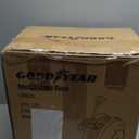 Goodyear Extension Cord Reel Retractable 12AWG x 50' Feet 3C SJTOW Cable Triple Tap Connector Power Rating 125 Volt AC 13 Amp 1625 Watt Industrial Steel Single Arm